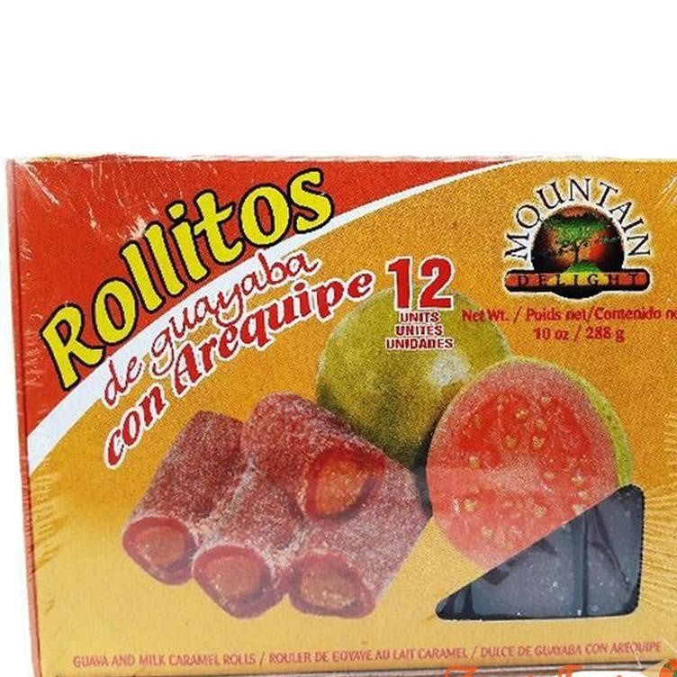 Rollitos de guayaba con arequipe