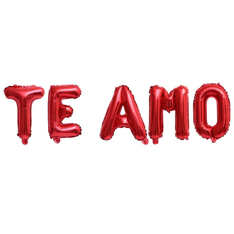 Te Amo Foil Balloons