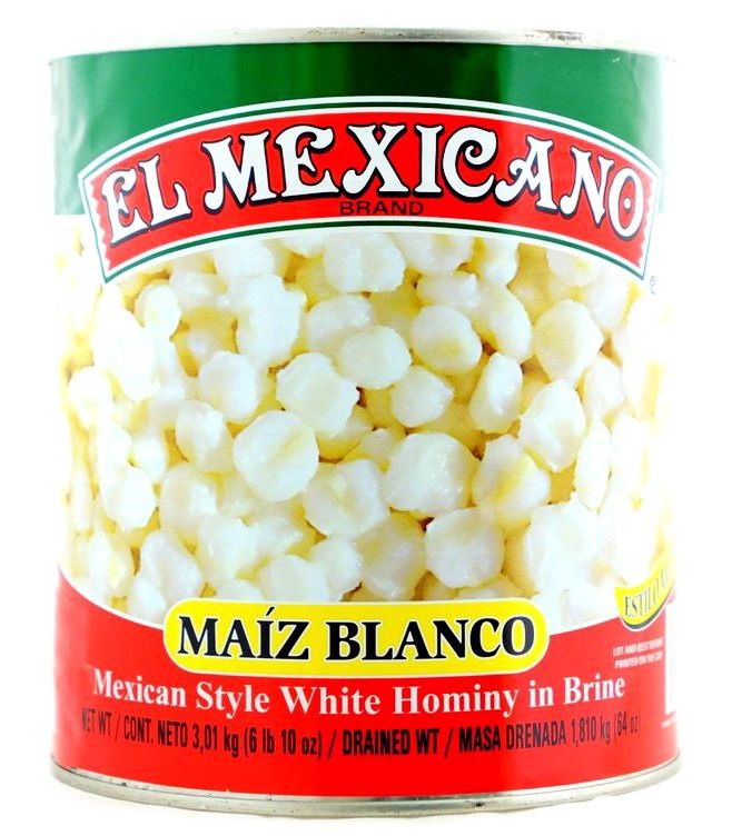 White Hominy In Brine