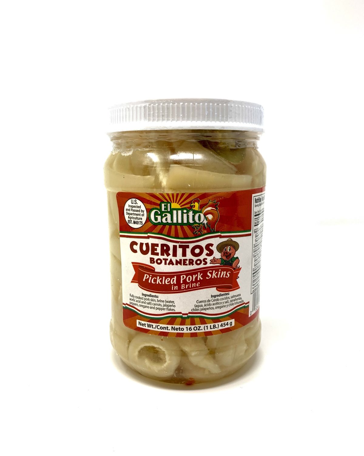Cueritos Botaneros El Gallito
