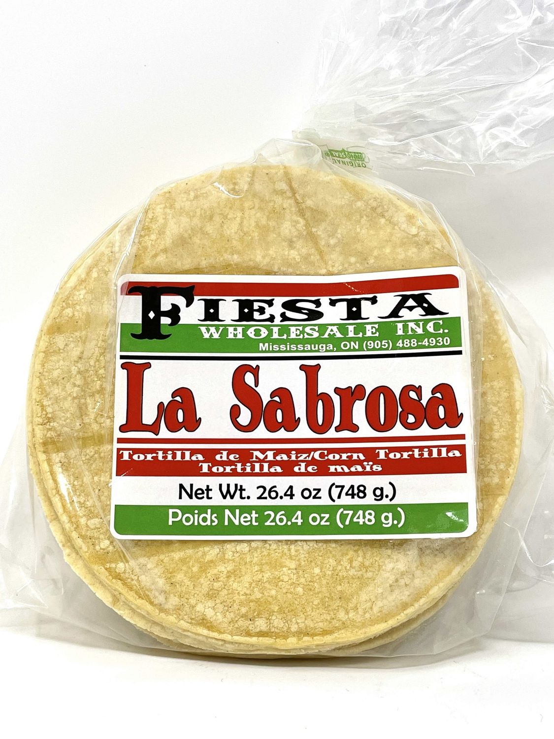 Corn Tortilla La Sabrosa, Colour: Yellow
