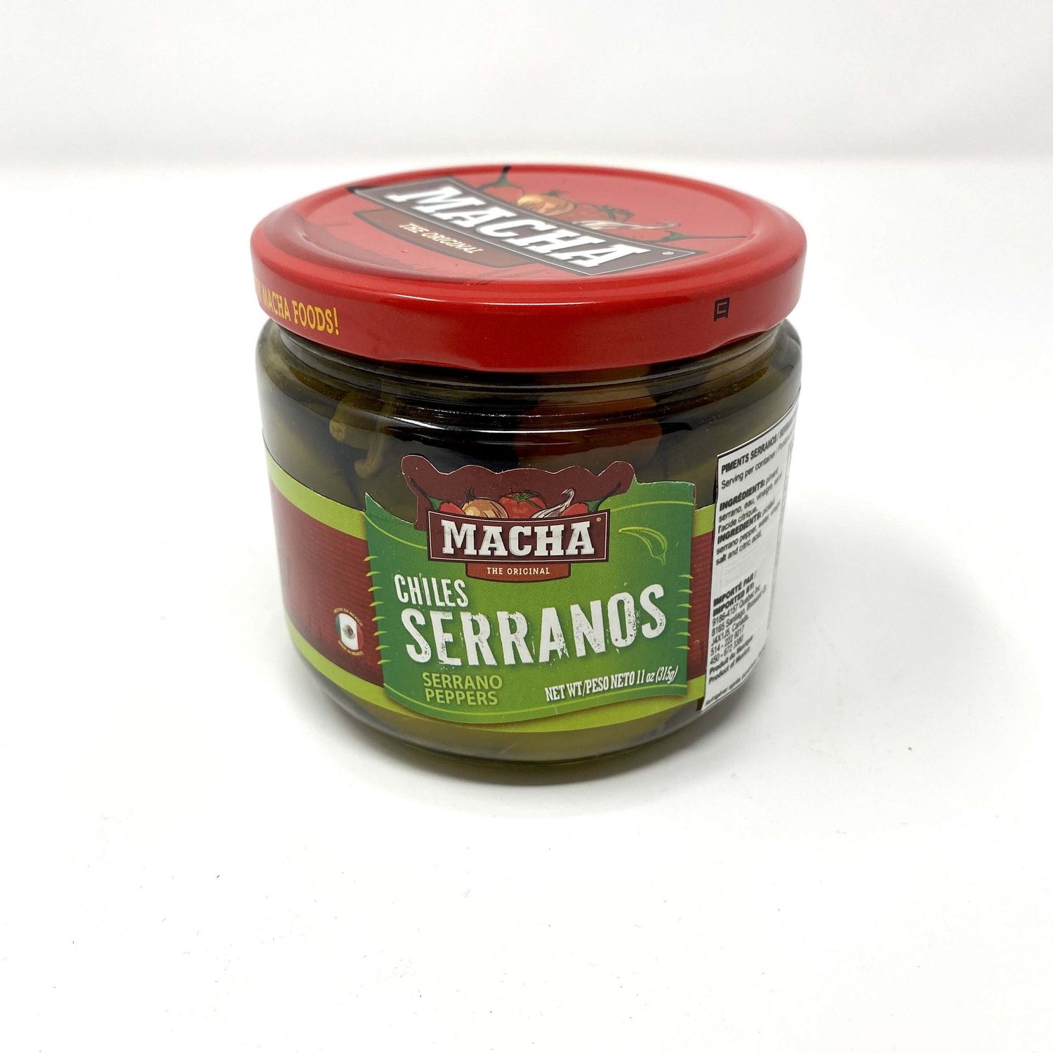 Chiles Serranos Macha