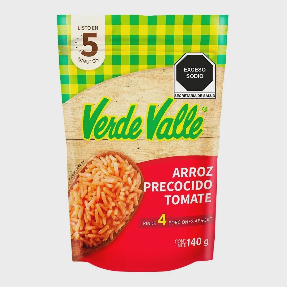 Arroz Precocido Tomate Verde Valle
