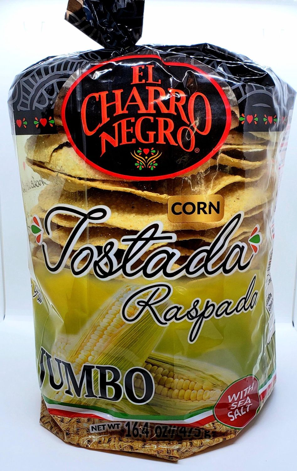 Tostadas Raspada El Charro Negro