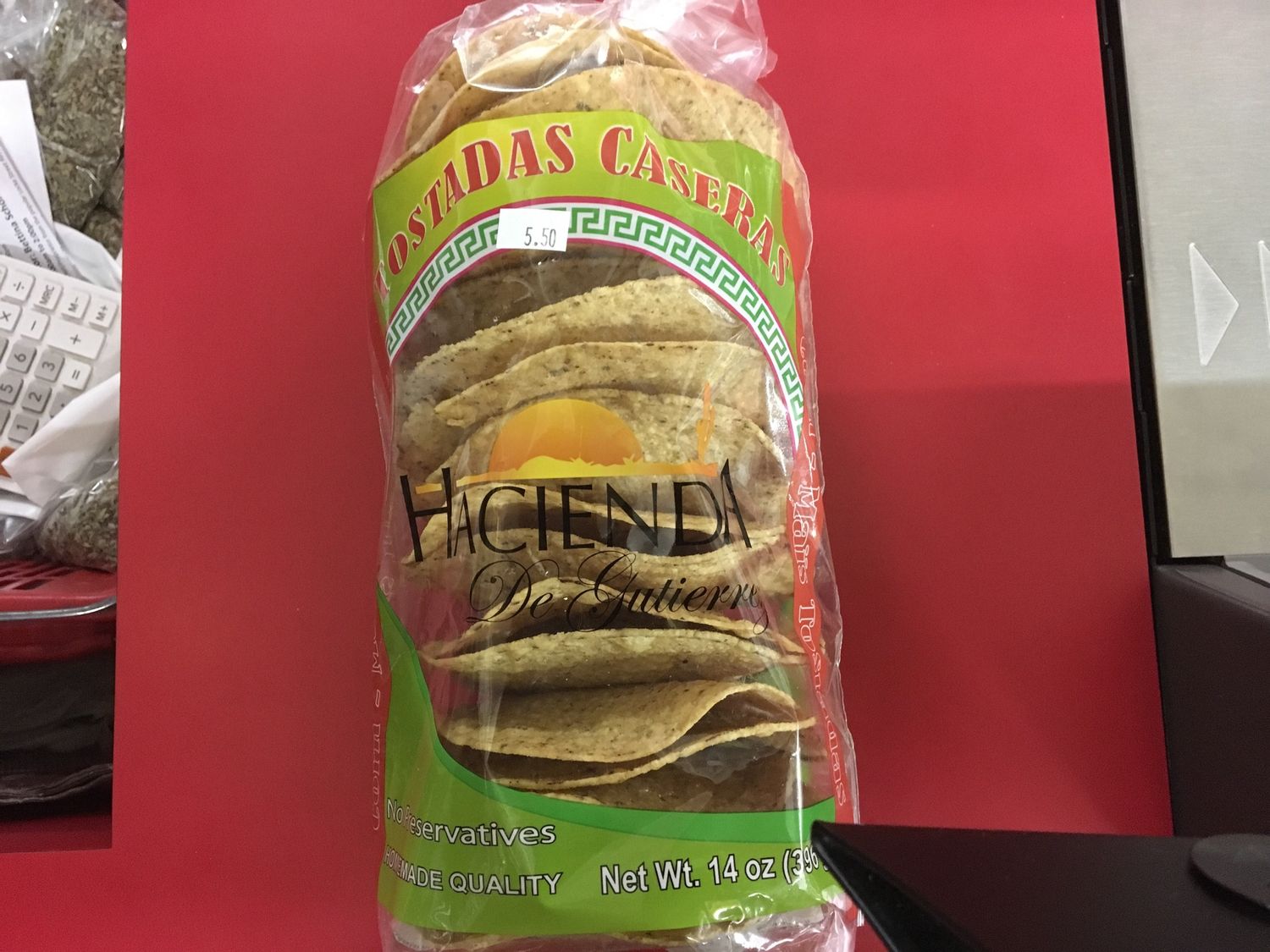 Tostada Casera Hacienda