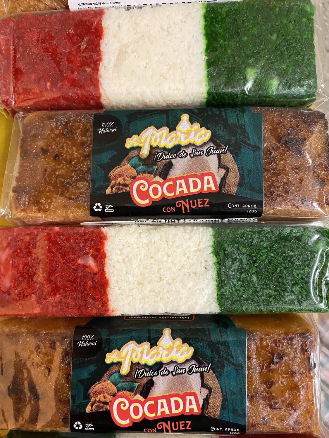 Coconut Candy Bars La Maria