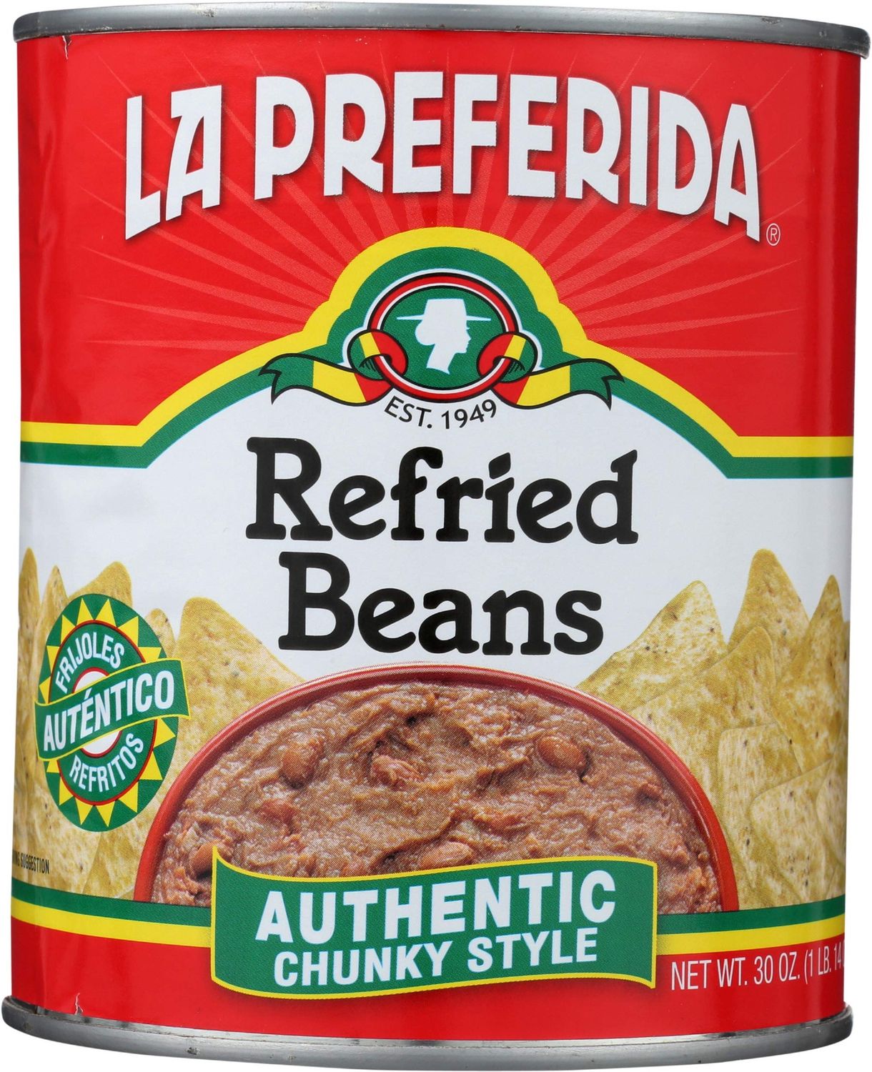 Refried Beans Authentic La Preferida