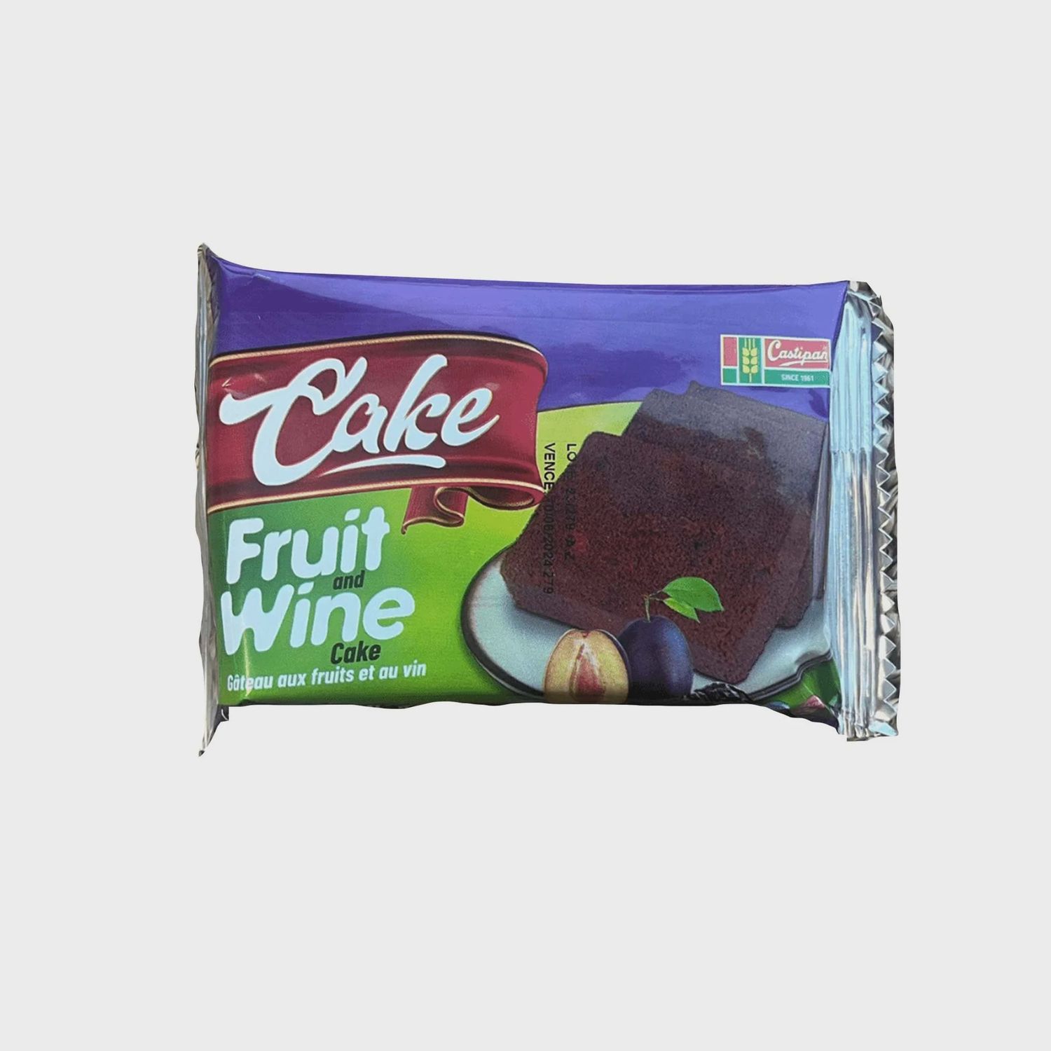Fruit and Wine Cake Slice Castipan