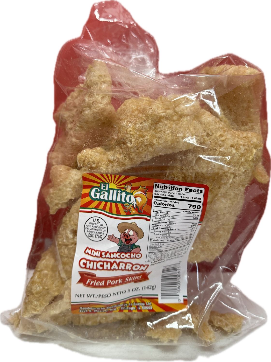 Mini Sancocho Chicharron El Gallito (5oz)