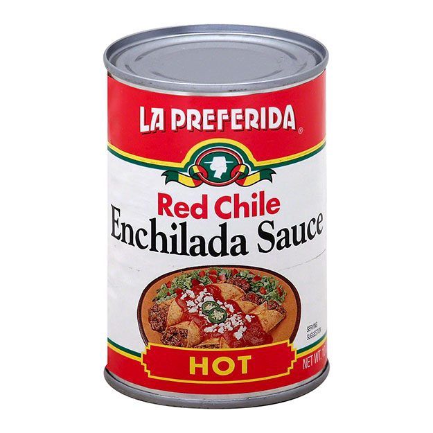 Red Enchilada Sauce Hot La Preferida, Size: 10oz