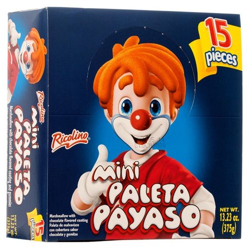 Mini Paleta Payaso, Size: Box