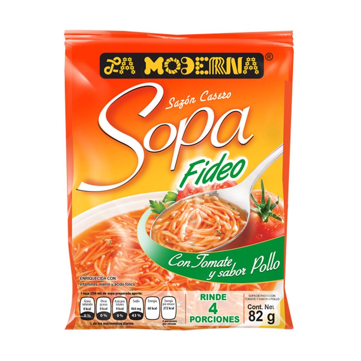 Sopas en sobre La Moderna (84g)