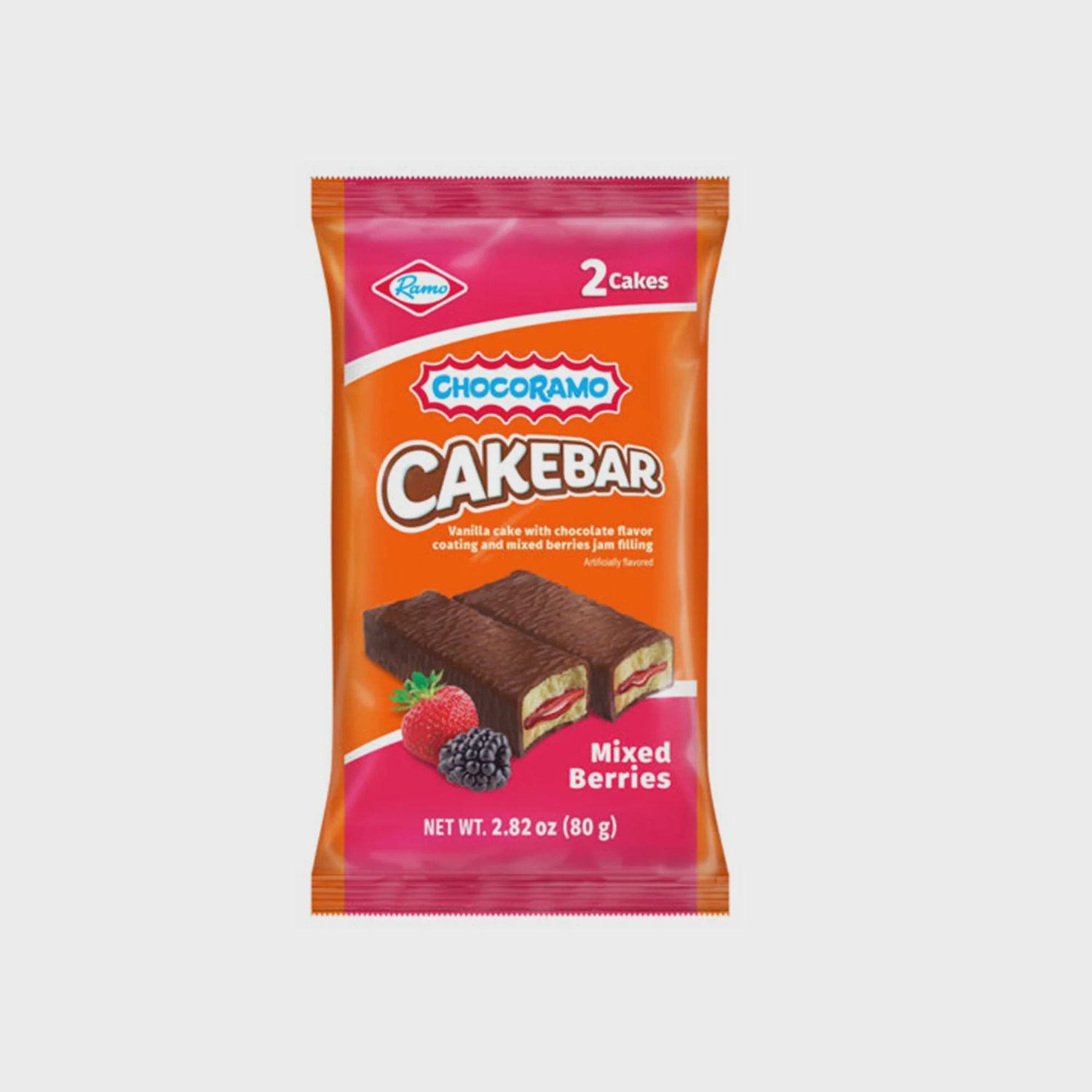 Chocoramo Cakebar Mixed Berries (2 Pack)