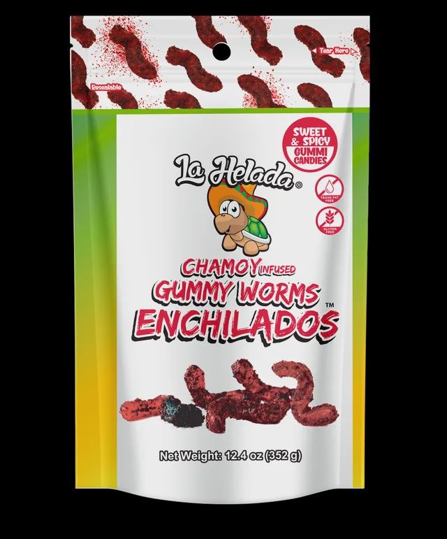 Worm Gummy con Chamoy La Helada (12oz)