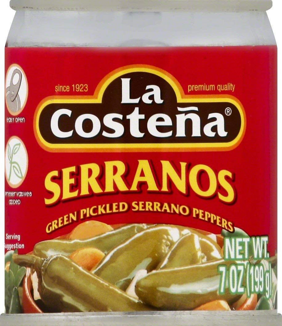 Chile Serranos Enteros La Costeña