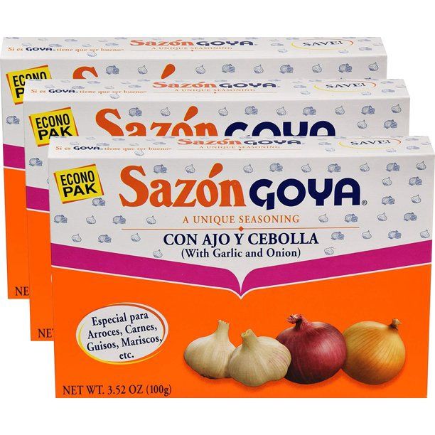 Sazon Goya Ajo y Cebolla