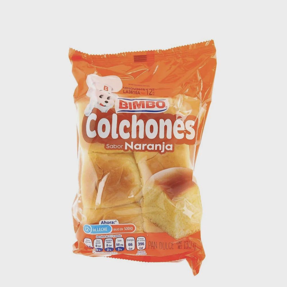 Colchones sabor Naranja Bimbo