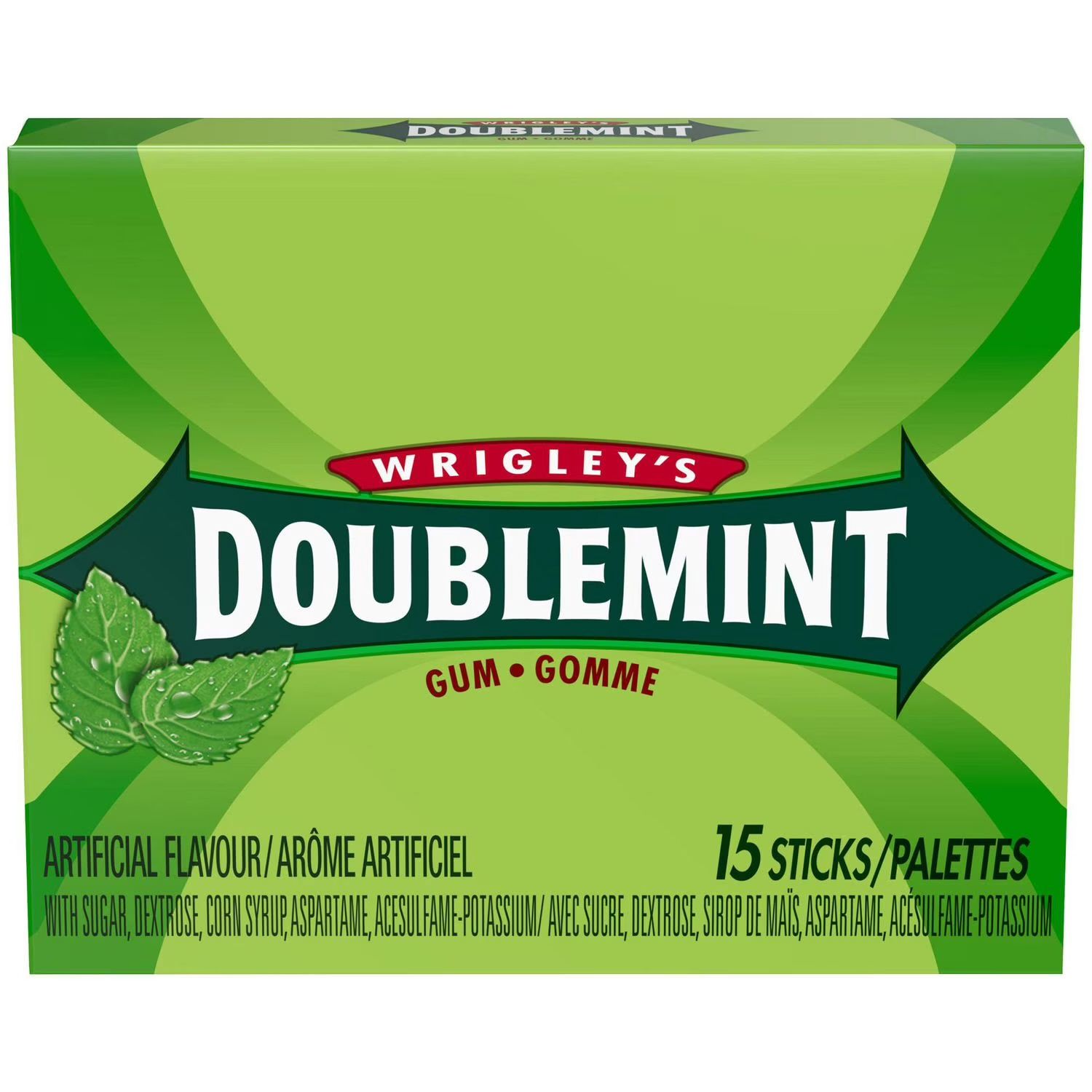Wrigleys Doublemint Gum Pack (15sticks)
