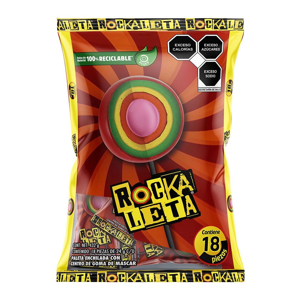 Rockaleta Lollipop (18pcs)