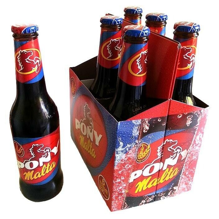 Pony Malta Glass Bottle