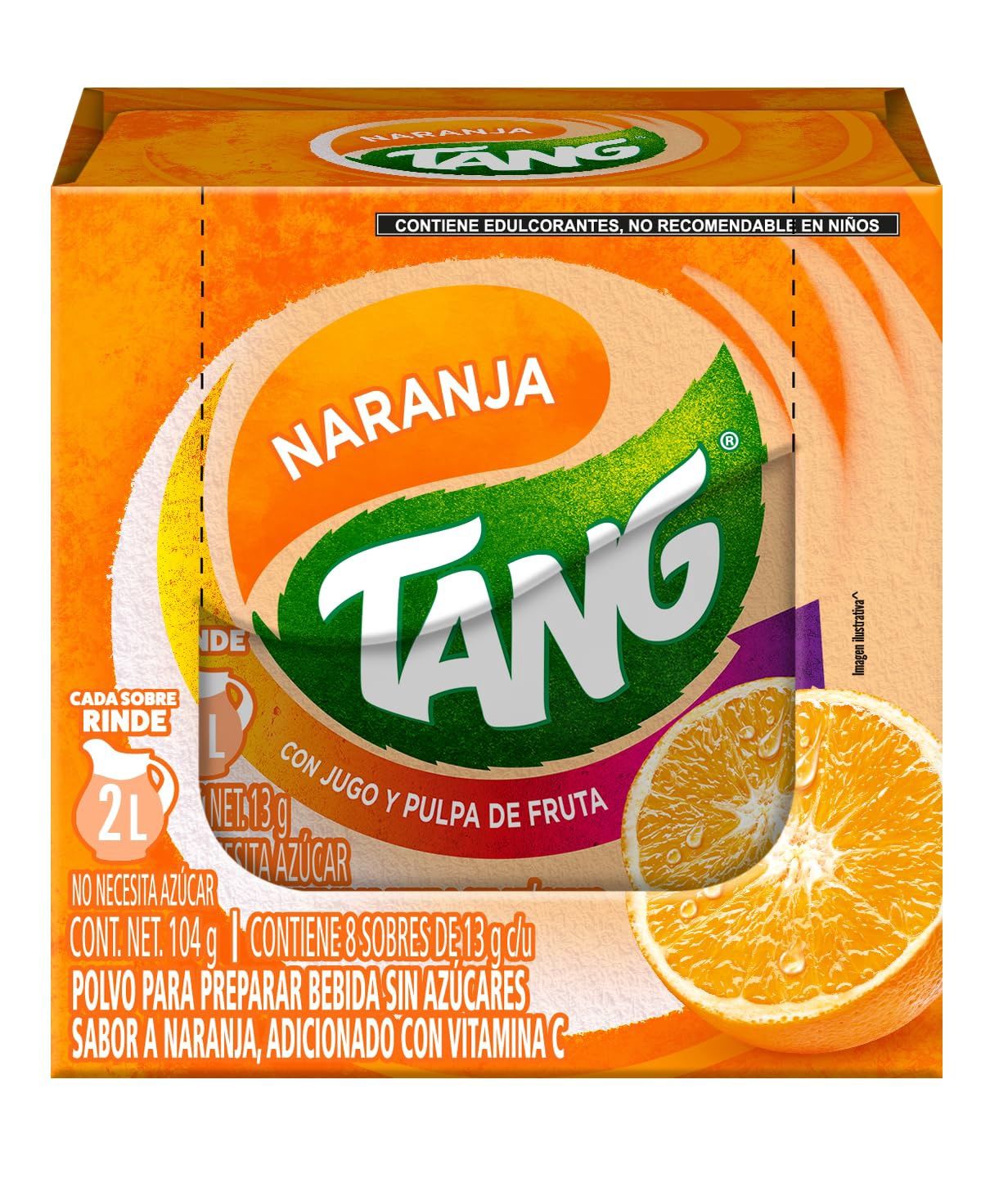 Tang Polvo Mix Cajita (8packs)