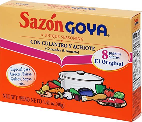 Sazon Goya Culantro y Achiote
