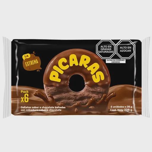Picaras Cookies Chocolate La Extrema (6pack)