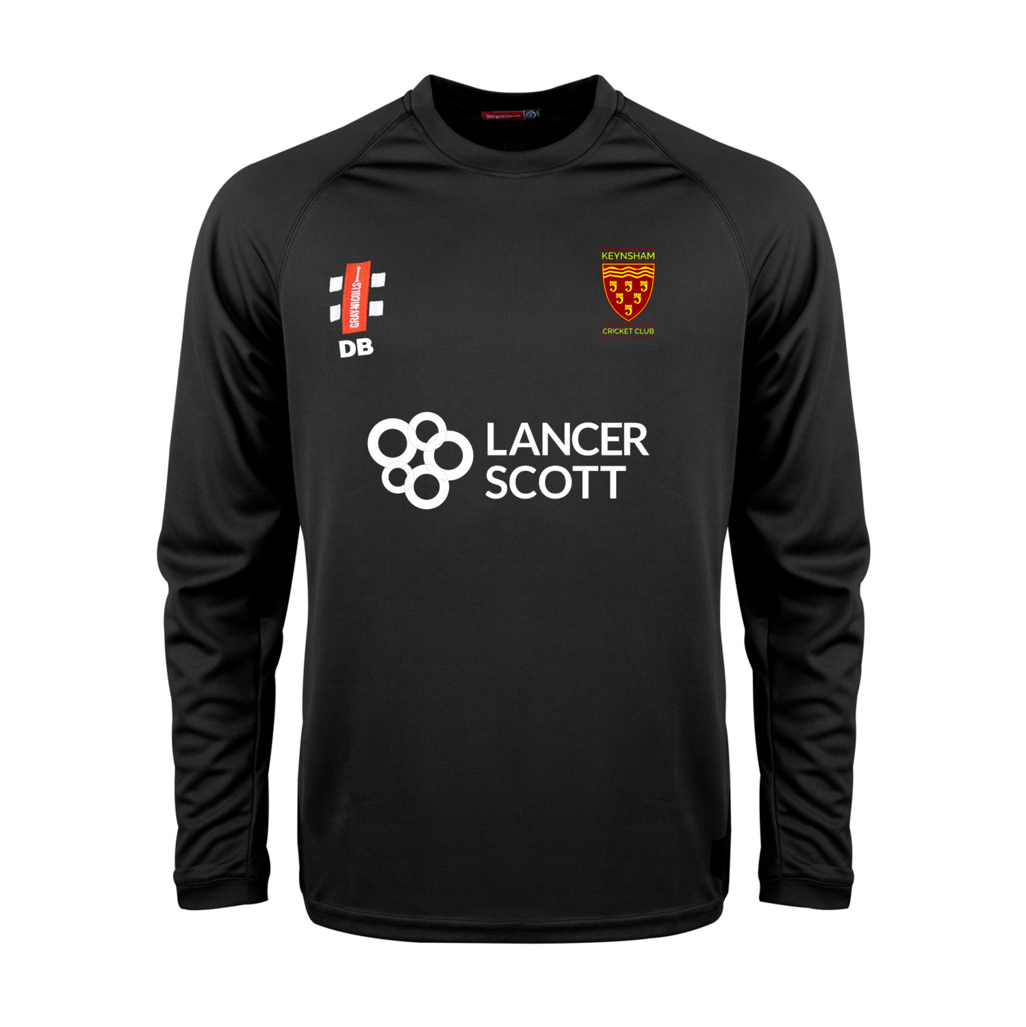 T-Shirt - Matrix V2 - Long Sleeve - Gray-Nicolls - Senior