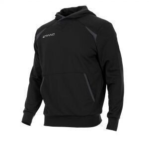 Stanno - Centro Hooded Sweat - Black - Anthracite