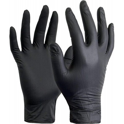 Disposable Nitrile Gloves - Pro Ultragrip - Black