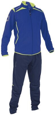 Stanno - Forza Polyester Suit - Kids - Deep Blue - Neon Yellow