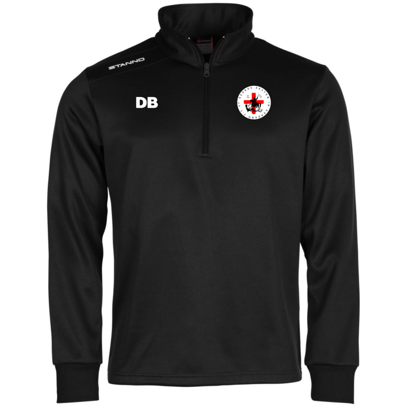 Quarter Zip Top - Stanno - Field - Black - Adults