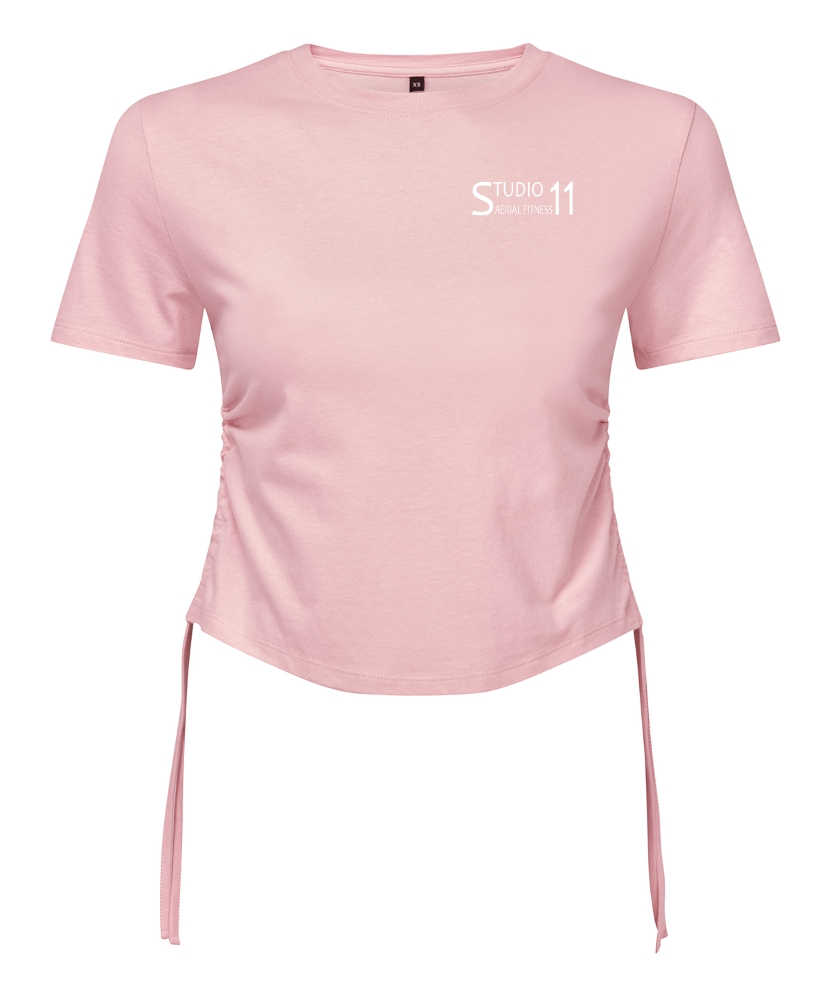 TR069 -  Women’s TriDri® ruched crop top - Pink