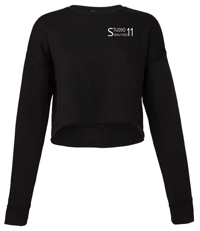 BL7503 - Bella Ladies Cropped Sweatshirt - Black