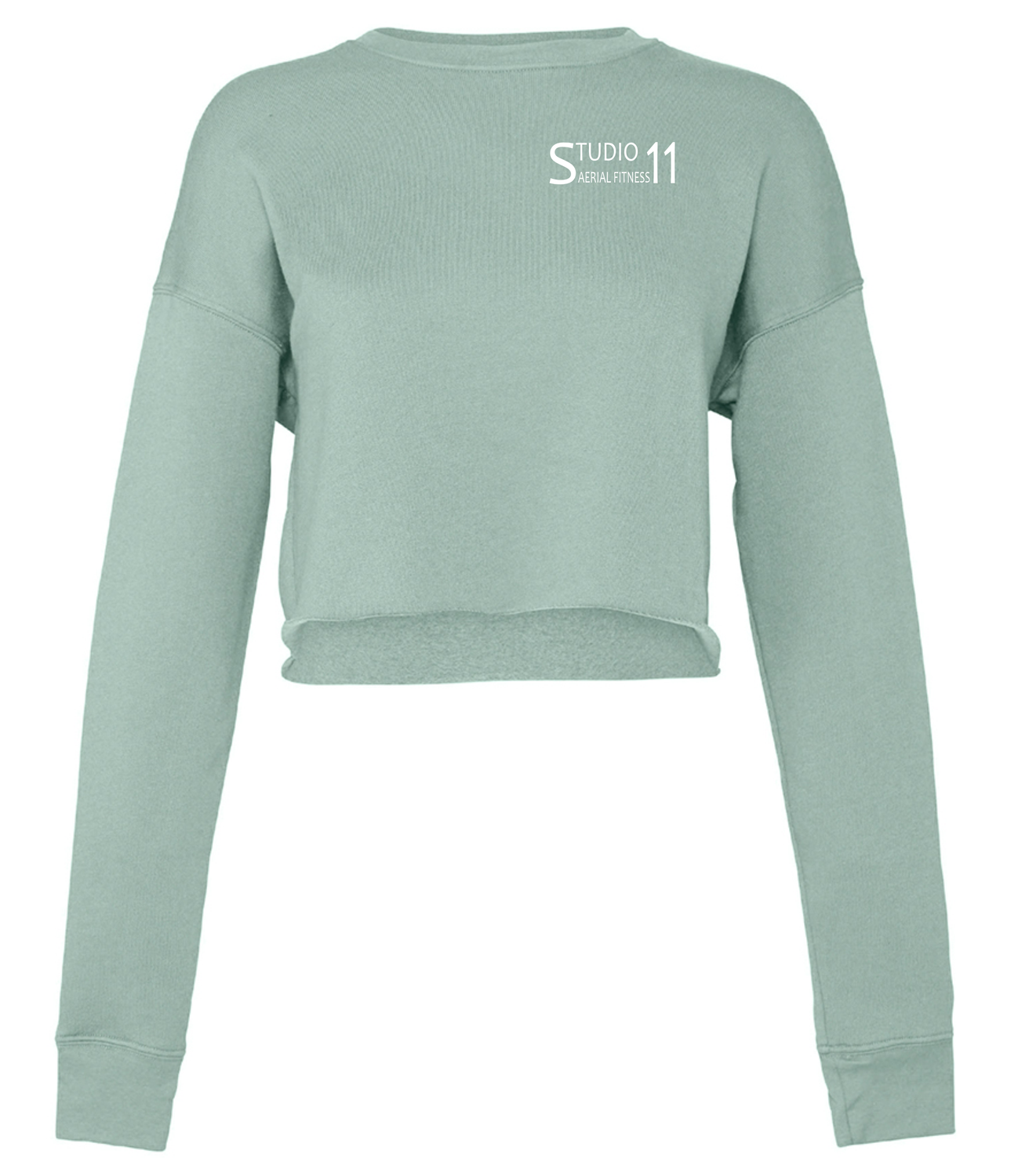 BL7503 - Bella Ladies Cropped Sweatshirt - Dusty Blue