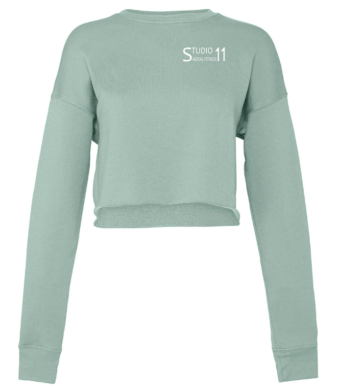 BL7503 - Bella Ladies Cropped Sweatshirt - Dusty Blue