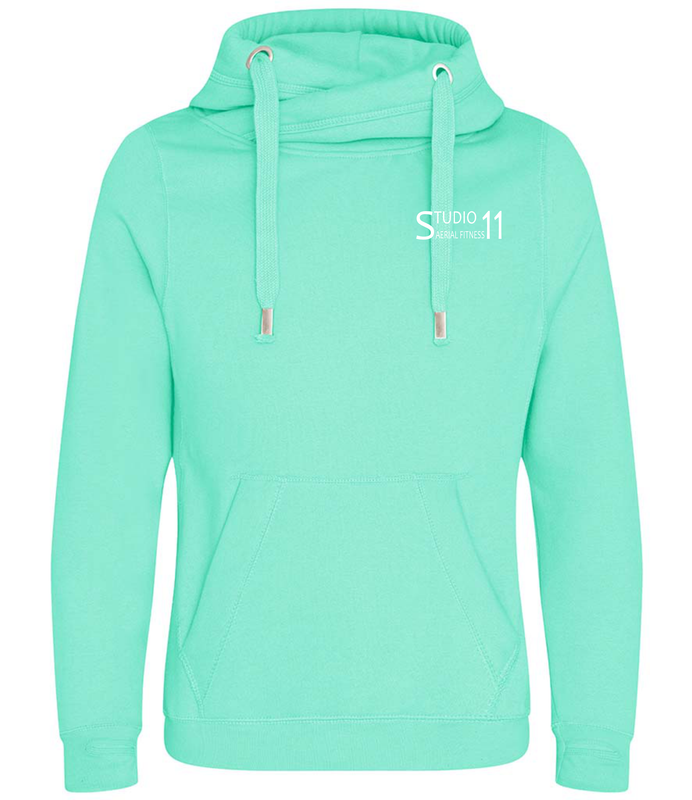 JH021 - AWDis - Cross Neck Hoodie - Peppermint