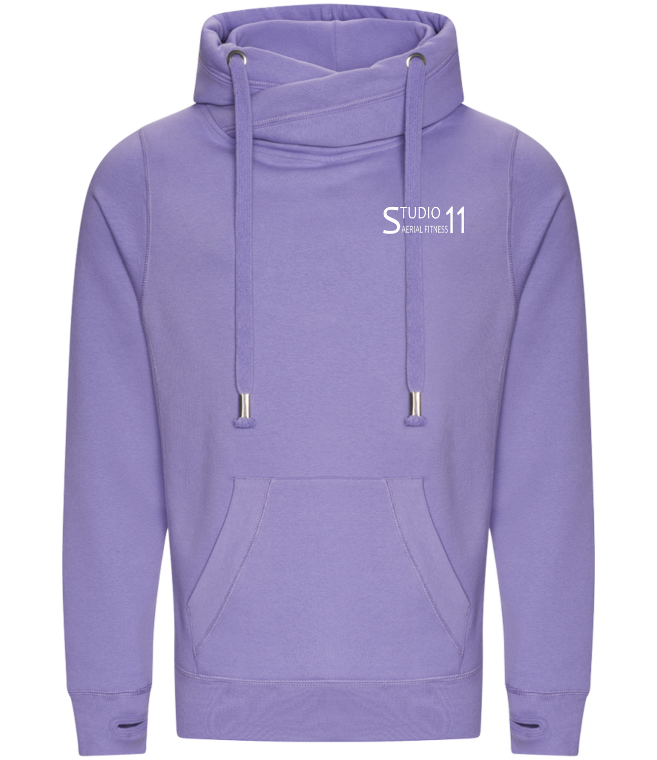 JH021 - AWDis - Cross Neck Hoodie - Digital Lavender