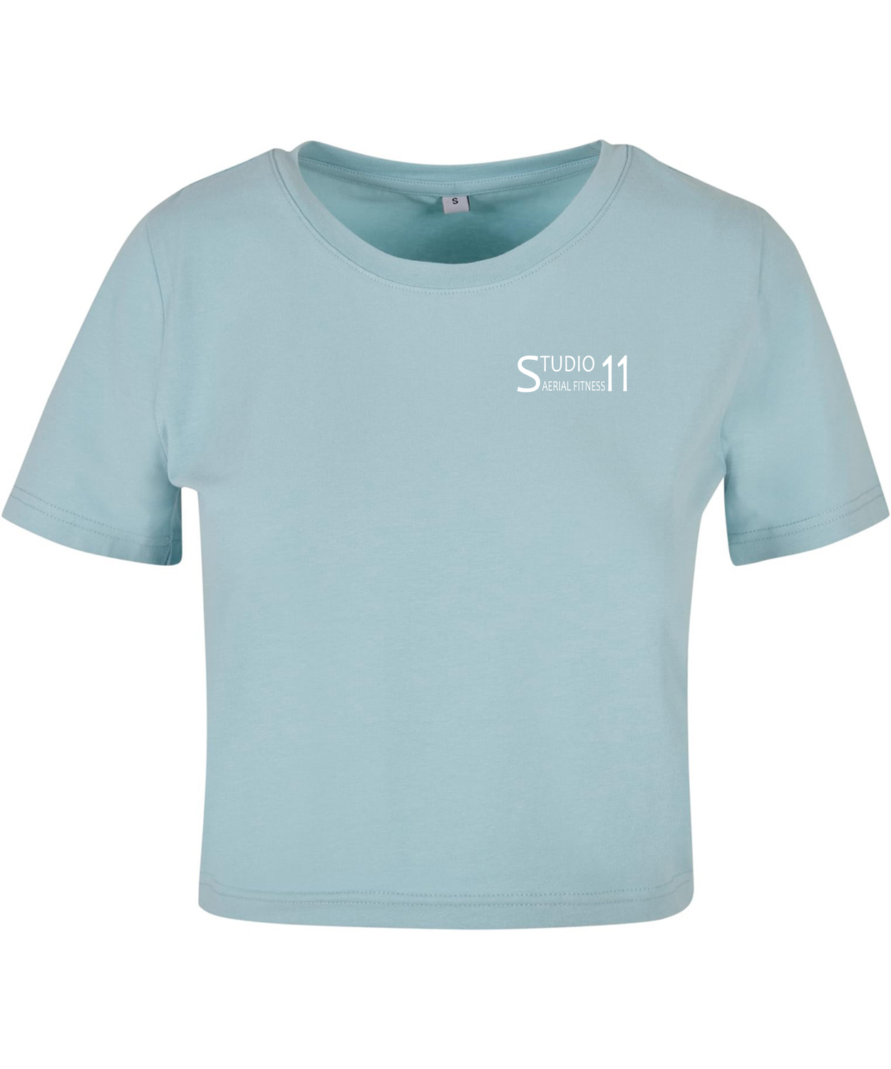 BY042 - Women's cropped tee - Ocean Blue