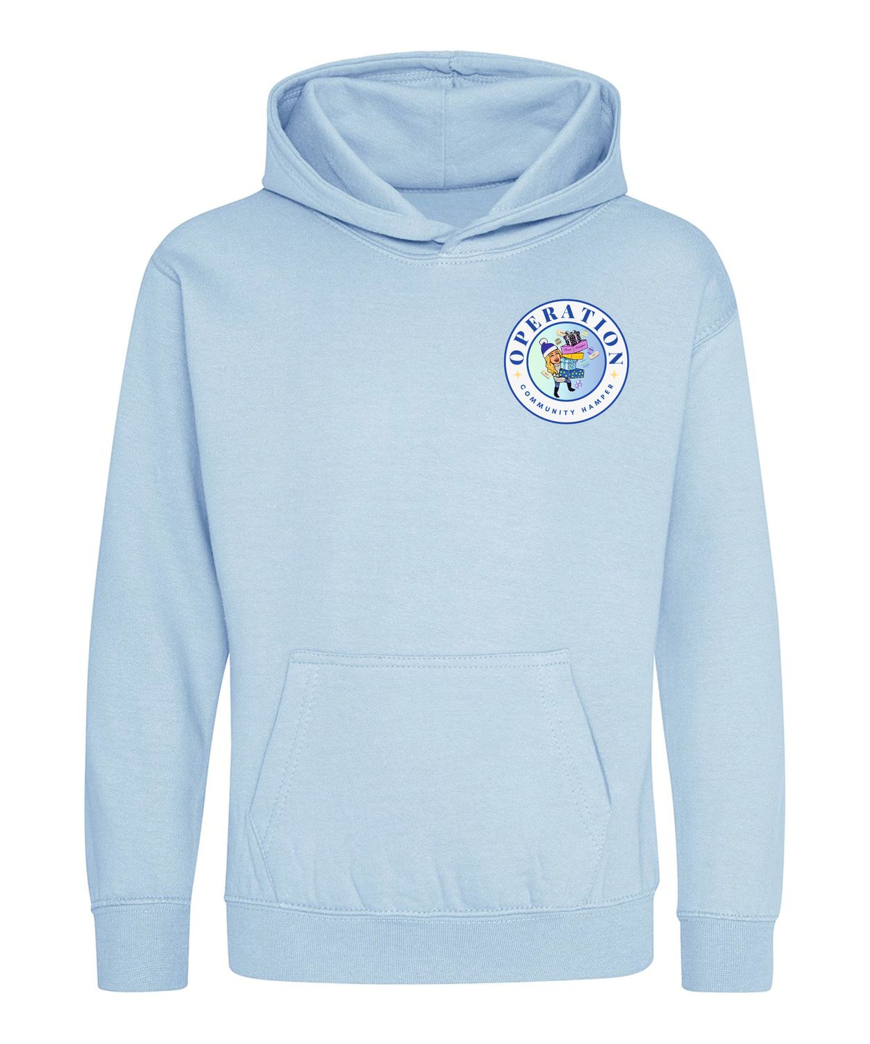 JH001B - AWDis - Hoodie - Kids  - Ice Blue