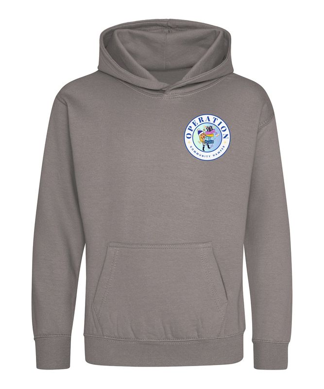 JH001B - AWDis - Hoodie - Kids  - Platinum Grey