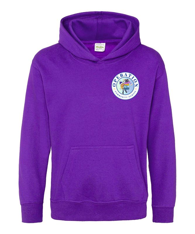 JH001B - AWDis - Hoodie - Kids  - Purple