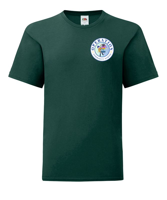 SS6B - FOTL - Kids  - T Shirt - Forest Green