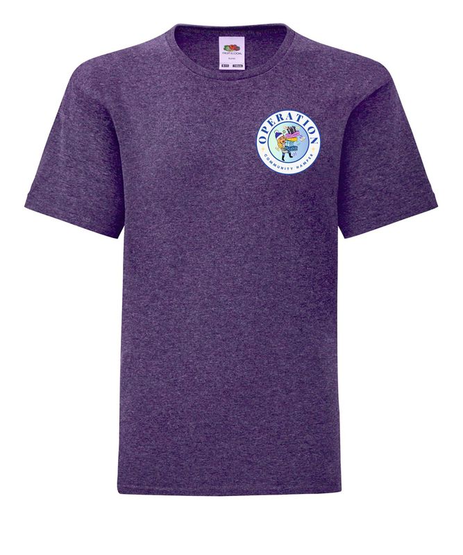 SS6B - FOTL - Kids  - T Shirt - Purple