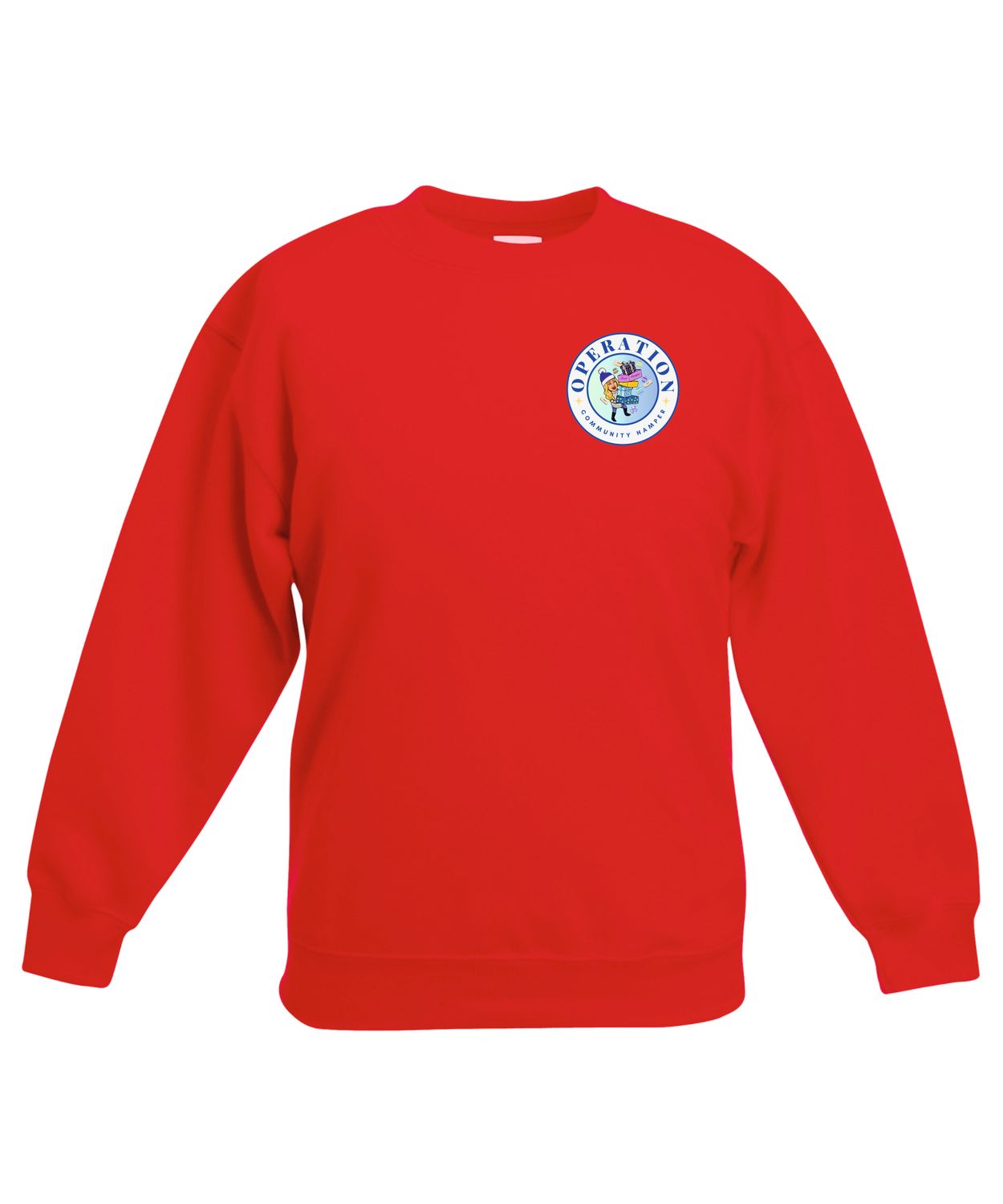 SS9B - FOTL -  Kids Sweatshirt - Red