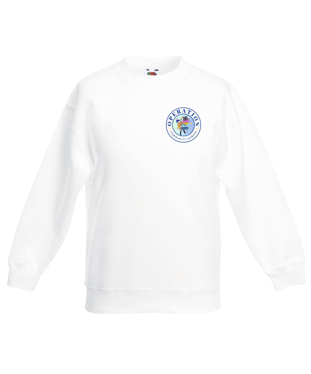 SS9B - FOTL -  Kids Sweatshirt - White