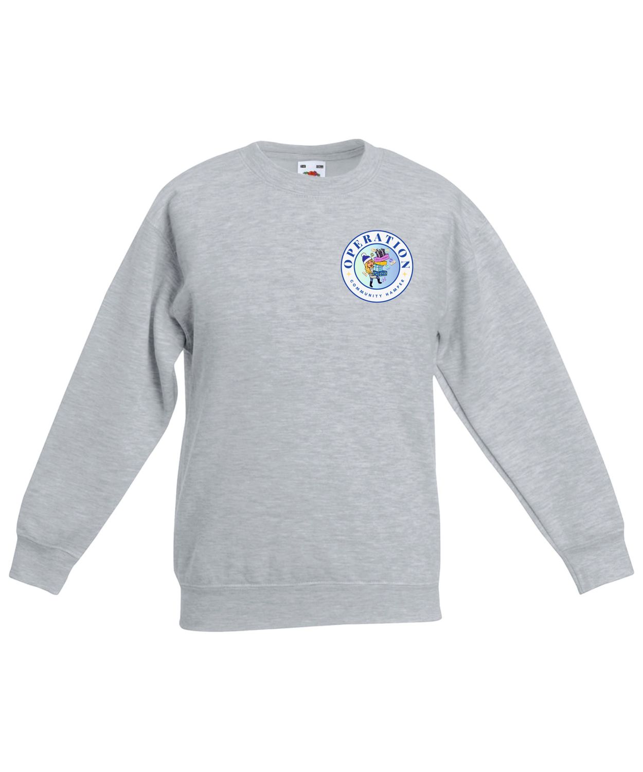 SS9B - FOTL -  Kids Sweatshirt - Heather Grey
