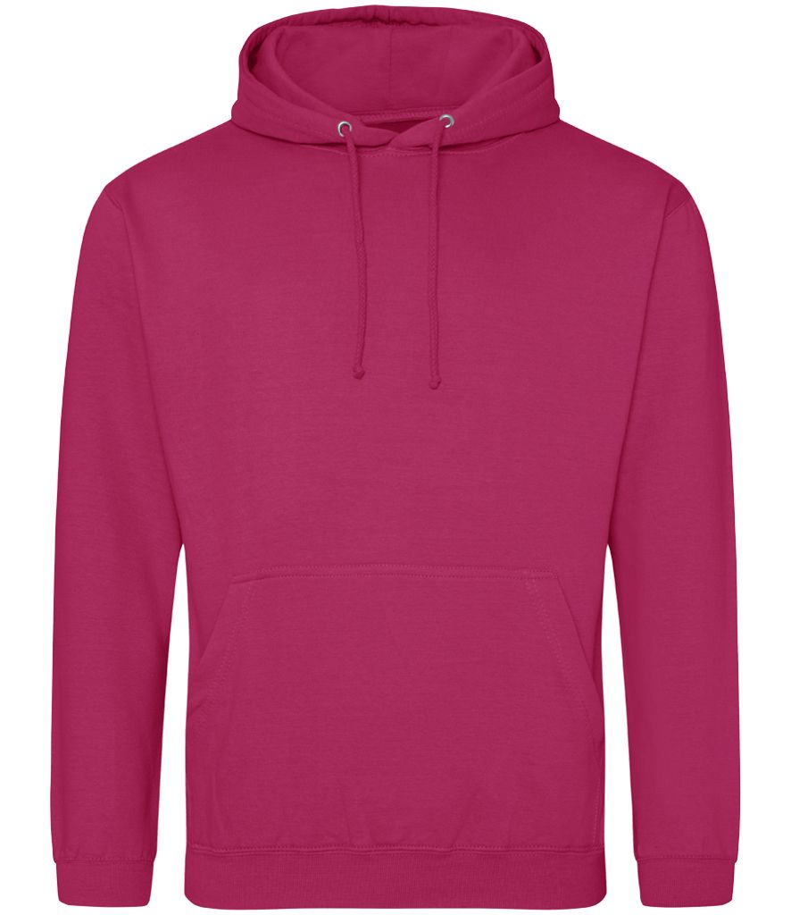 JH001 - AWDis  - Hoodie - Hot  Pink (Adults)