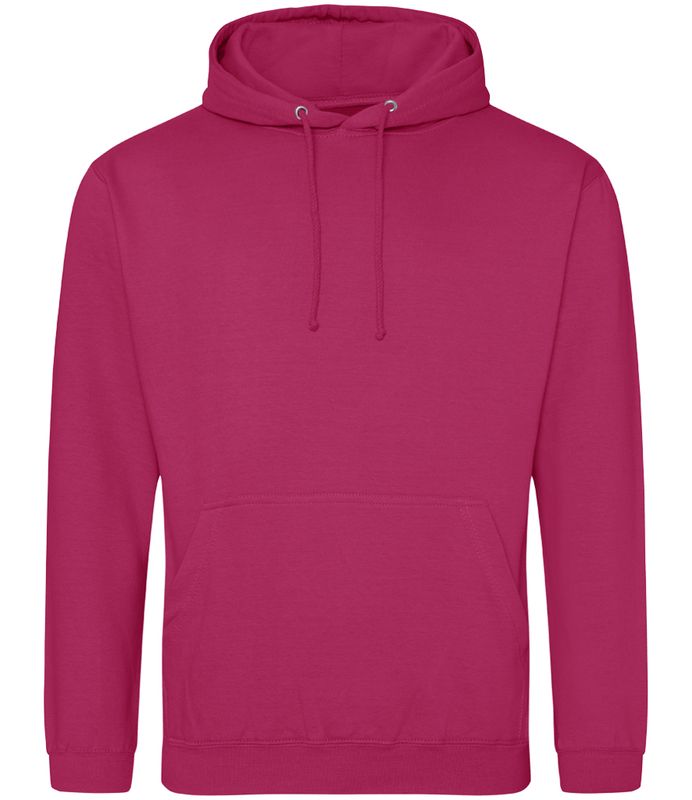 JH001 - AWDis  - Hoodie - Hot  Pink (Adults)
