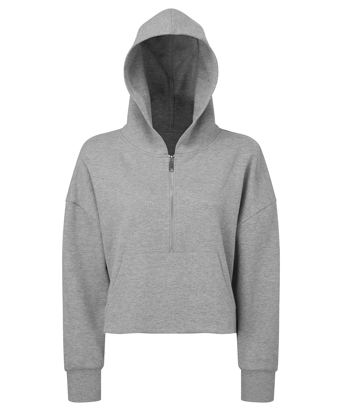 TR077 - Women's TriDri® 1/2 zip hoodie - Heather Grey